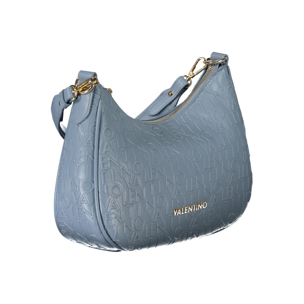 Mario Valentino Blaue Polyethylen-Handtasche